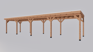 (  Locatie Heerenveen ) Overkapping 300x1200cm, Verando
